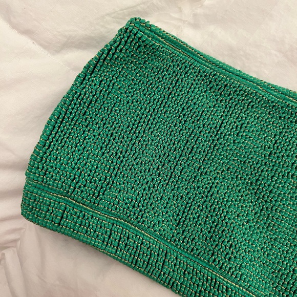 GOOD AMERICAN always fits metallic one shoulder bikini top - Picture 6 of 8